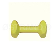 Mikki Apportbuk plast 10 cm gul